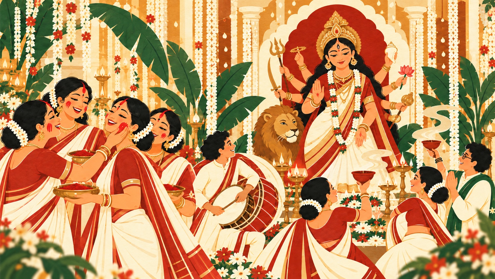 Durga Puja in Dubai 2026: Pandals, Bhog, Aarti